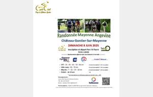 Rando Château-Gontier dimanche 8 juin