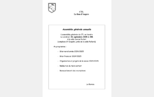 Assemblée Générale du CTL